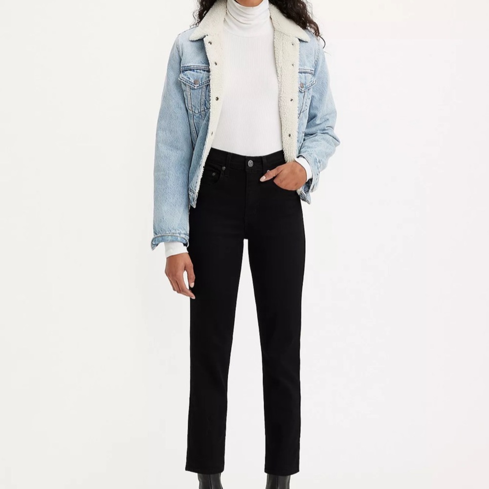 NWT LEVI’S 724 HIGH RISE SLIM STRAIGHT CROPPED WOMEN'S JEANS